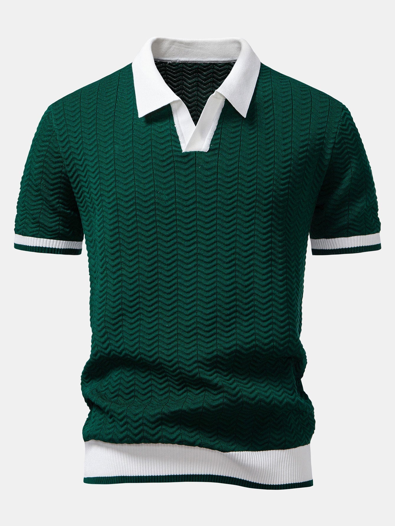 Helvano | Herren-Set Strickpolo &amp; Slim-Fit-Hose