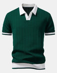 Helvano | Herren-Set Strickpolo & Slim-Fit-Hose
