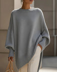 Helvano | Oversized Rippstrick-Pullover für Damen