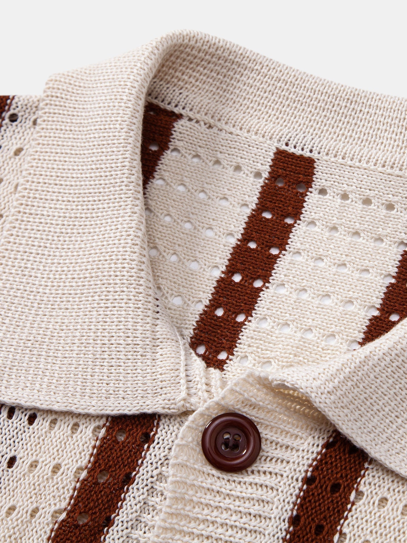 Helvano | Herren Set Leinenhose &amp; gestreiftes Hemd in Beige