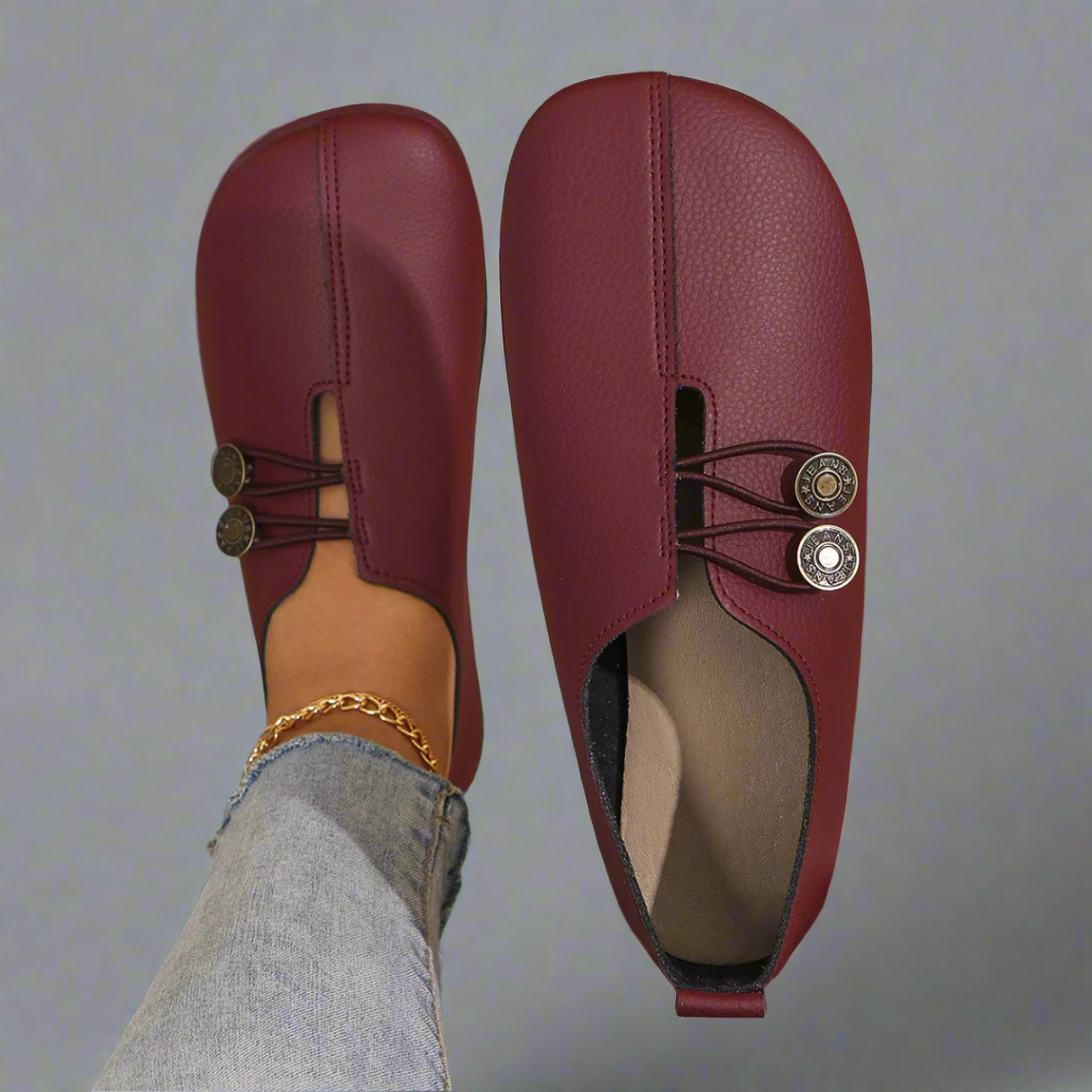 Helvano | Loafer mit Zierknopf für Damen
