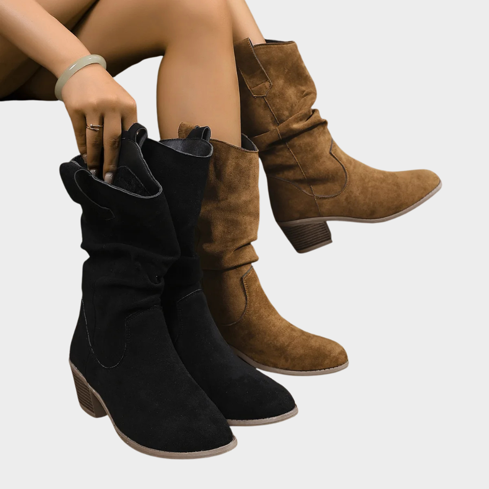 Helvano | Cowboystiefel mit mittelhohem Absatz für Damen