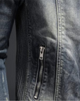 Helvano | Jeansjacke für Herren in Grau