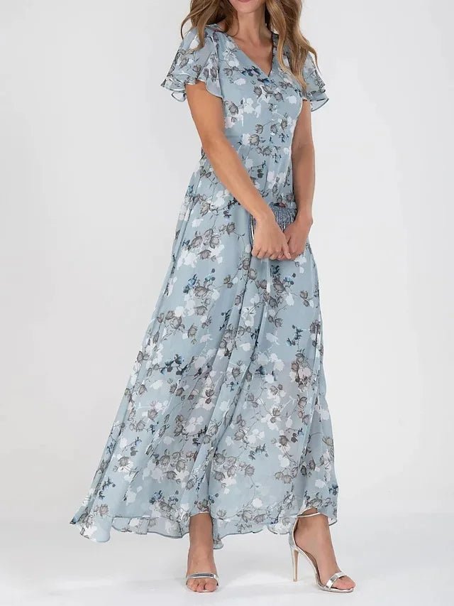Helvano | Geblümtes Maxikleid für Damen