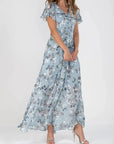 Helvano | Geblümtes Maxikleid für Damen