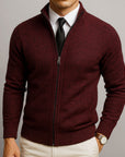 Helvano | Herren-Strickjacke aus Wollmischung