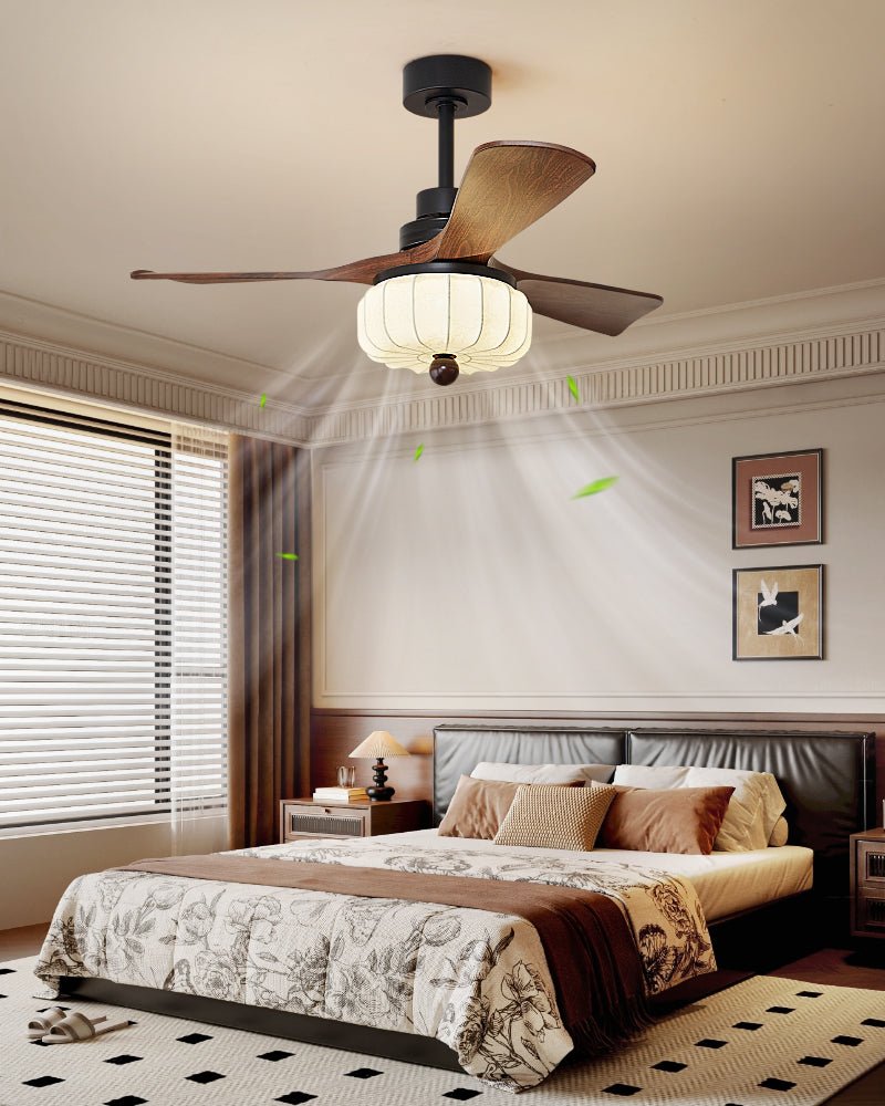 Helvano | Deckenventilator mit Licht und Fernbedienung