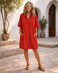 Helvano | Hemdblusenkleid für Damen