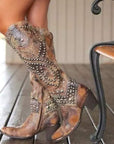 Helvano | Cowboystiefel mit Absatz für Damen