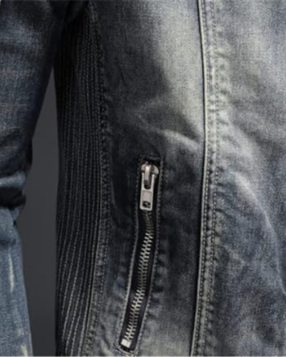 Helvano | Jeansjacke für Herren in Grau