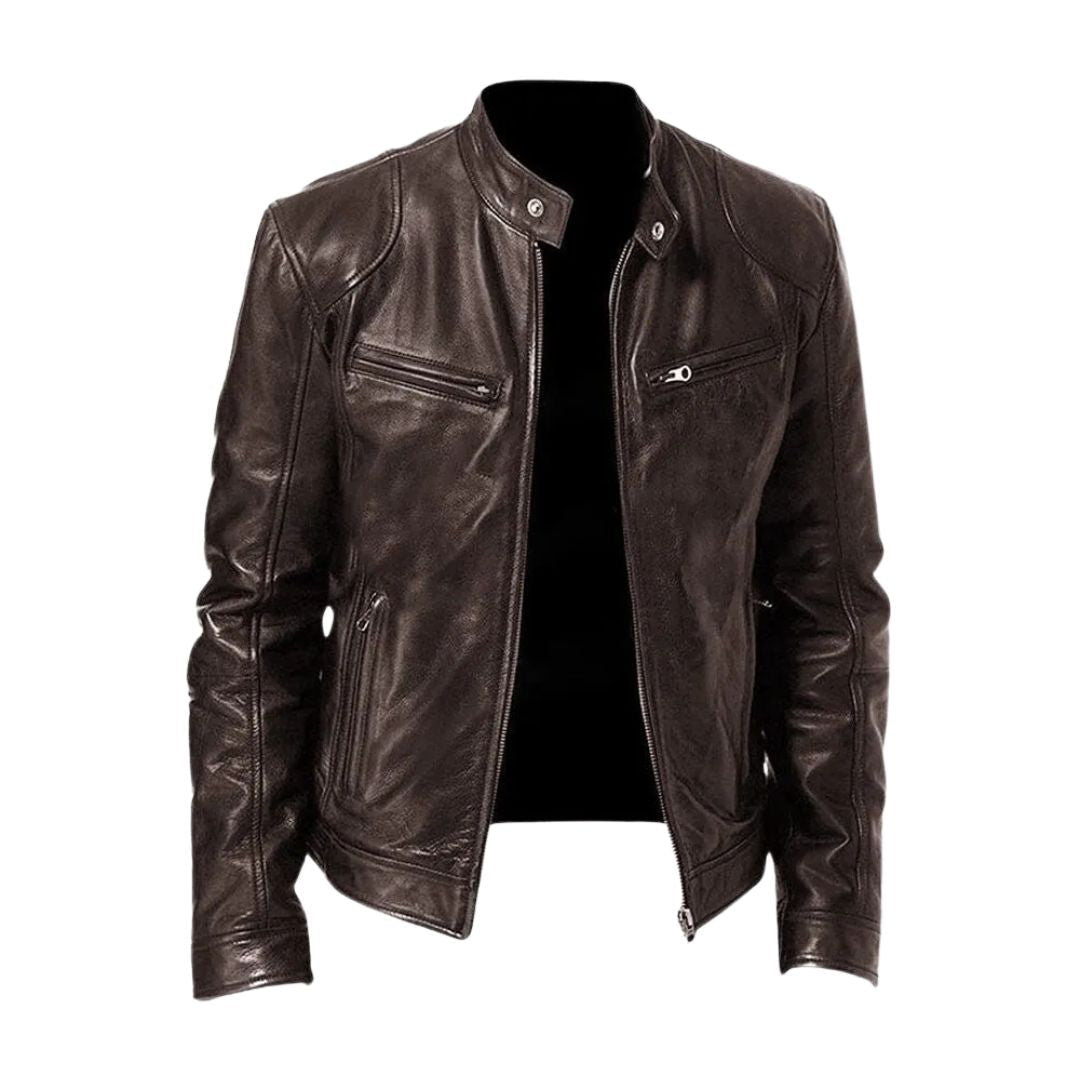 Helvano | Slim-Fit Herrenjacke mit Stehkragen