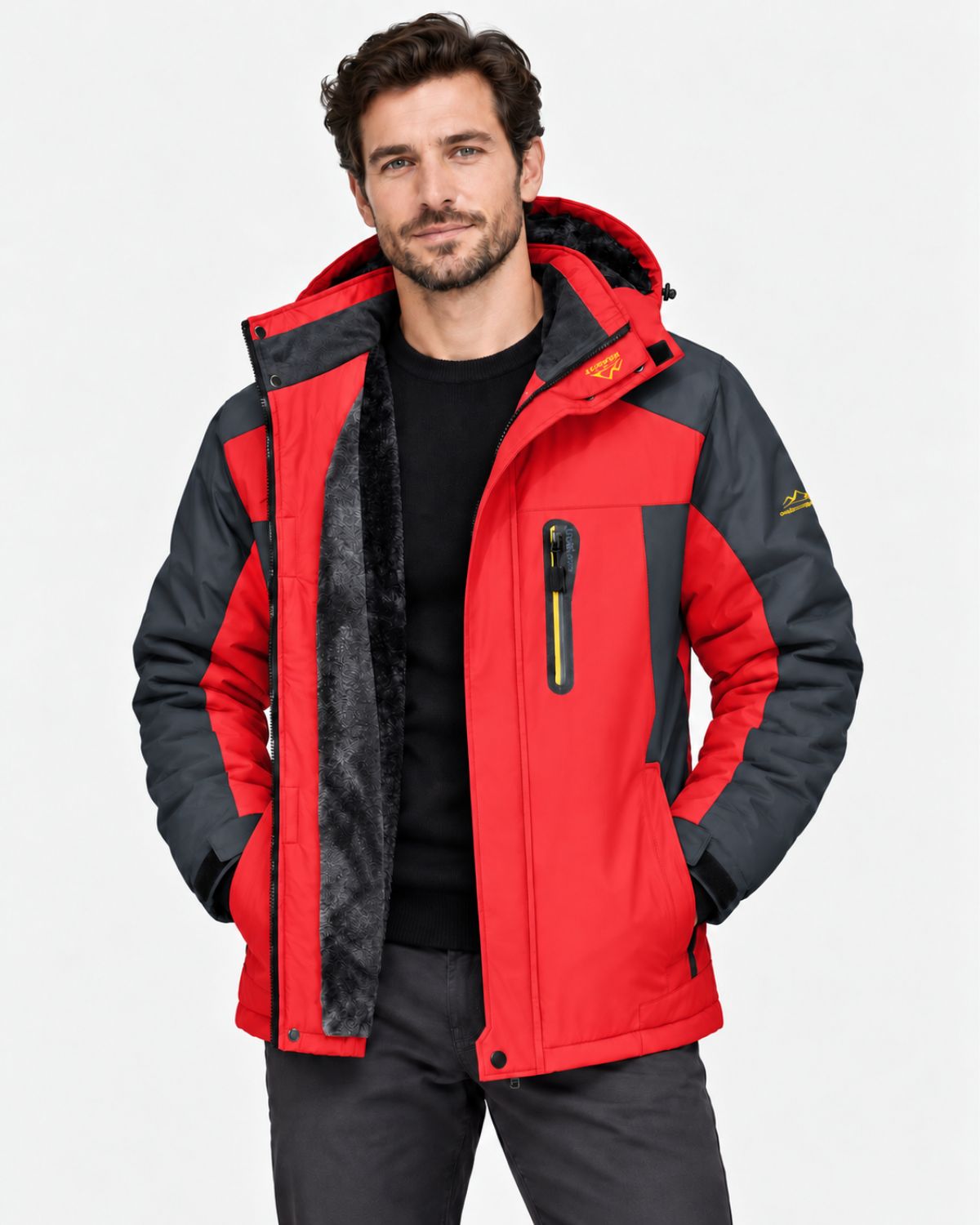 Helvano | Winterjacke mit Kapuze für Herren