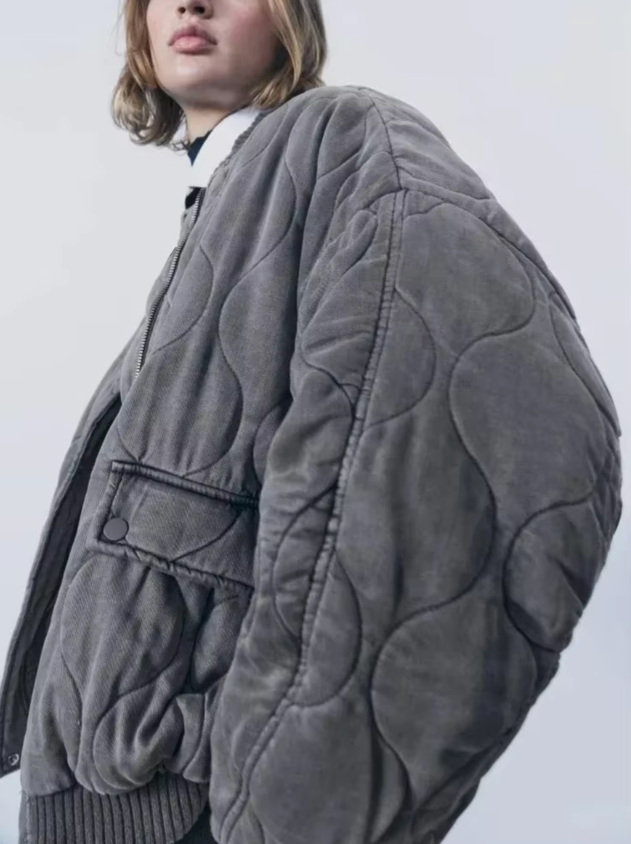 Helvano | Baumwolljacke mit Rundhalsausschnitt für Damen