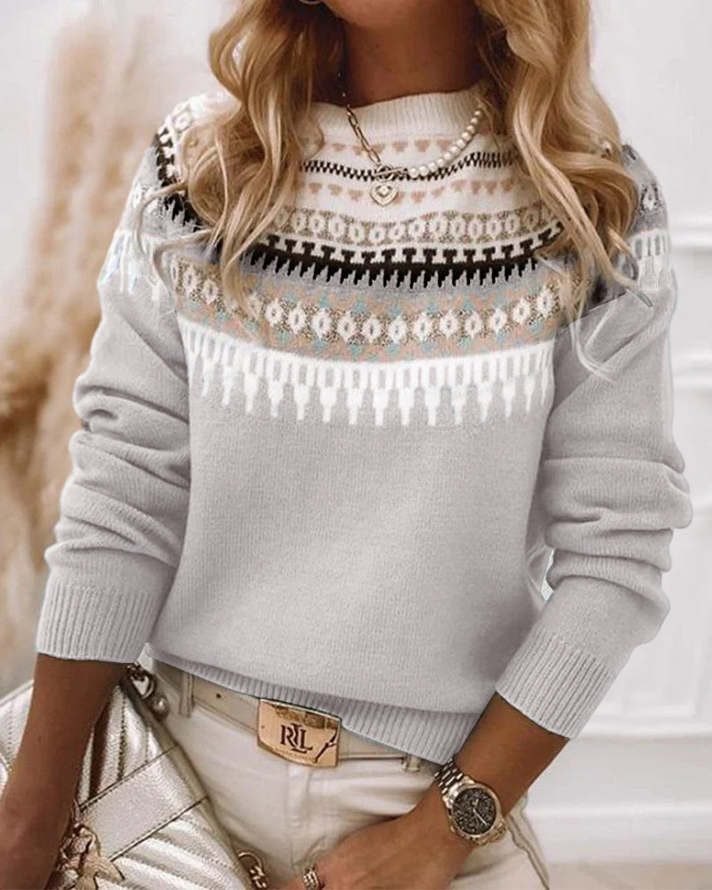 Helvano | Boho Strickpullover für Damen