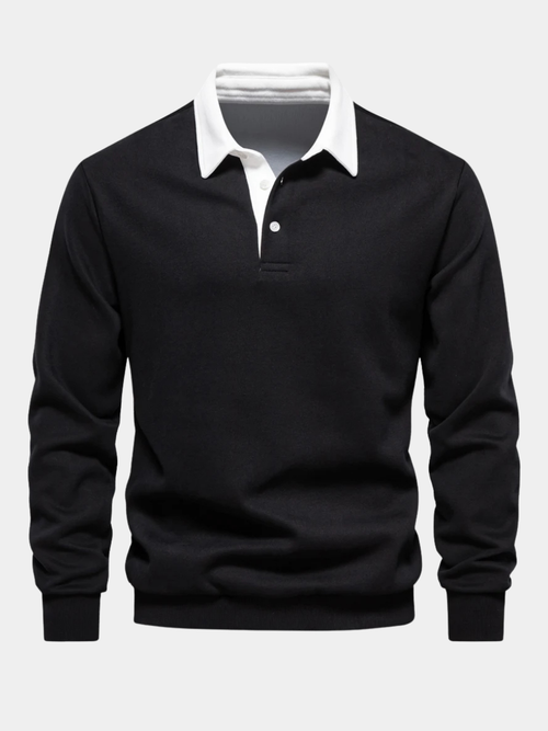 Helvano | Poloshirt-Sweatshirt für Herren