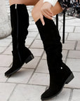 Helvano | Damenstiefel mit Blockabsatz in Schwarz