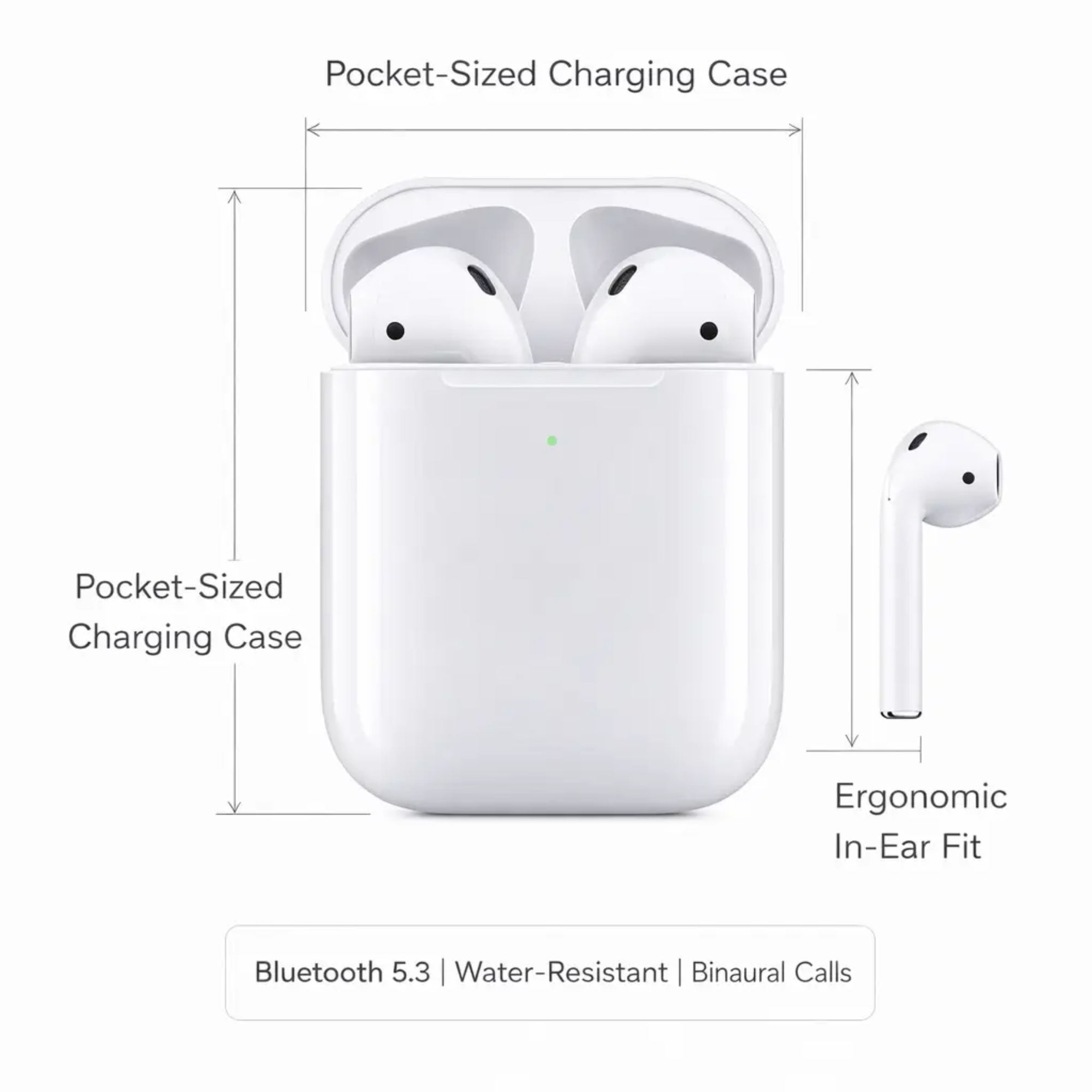 Helvano | Kabellose In-Ear-Kopfhörer mit Ladecase