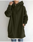 Helvano | Fleece-Hoodie mit Reissverschluss für Damen