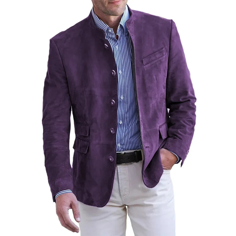 Helvano | Klassische Herrenjacke mit Knopfverschluss