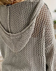 Helvano | Lockerer Strickpullover mit Kapuze