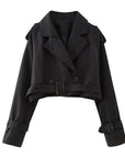 Helvano | Kurzer Trenchcoat für Damen