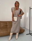 Helvano | Jersey-Midikleid mit Rollkragen für Damen