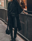 Helvano | Pailletten-Strickjacke für Damen