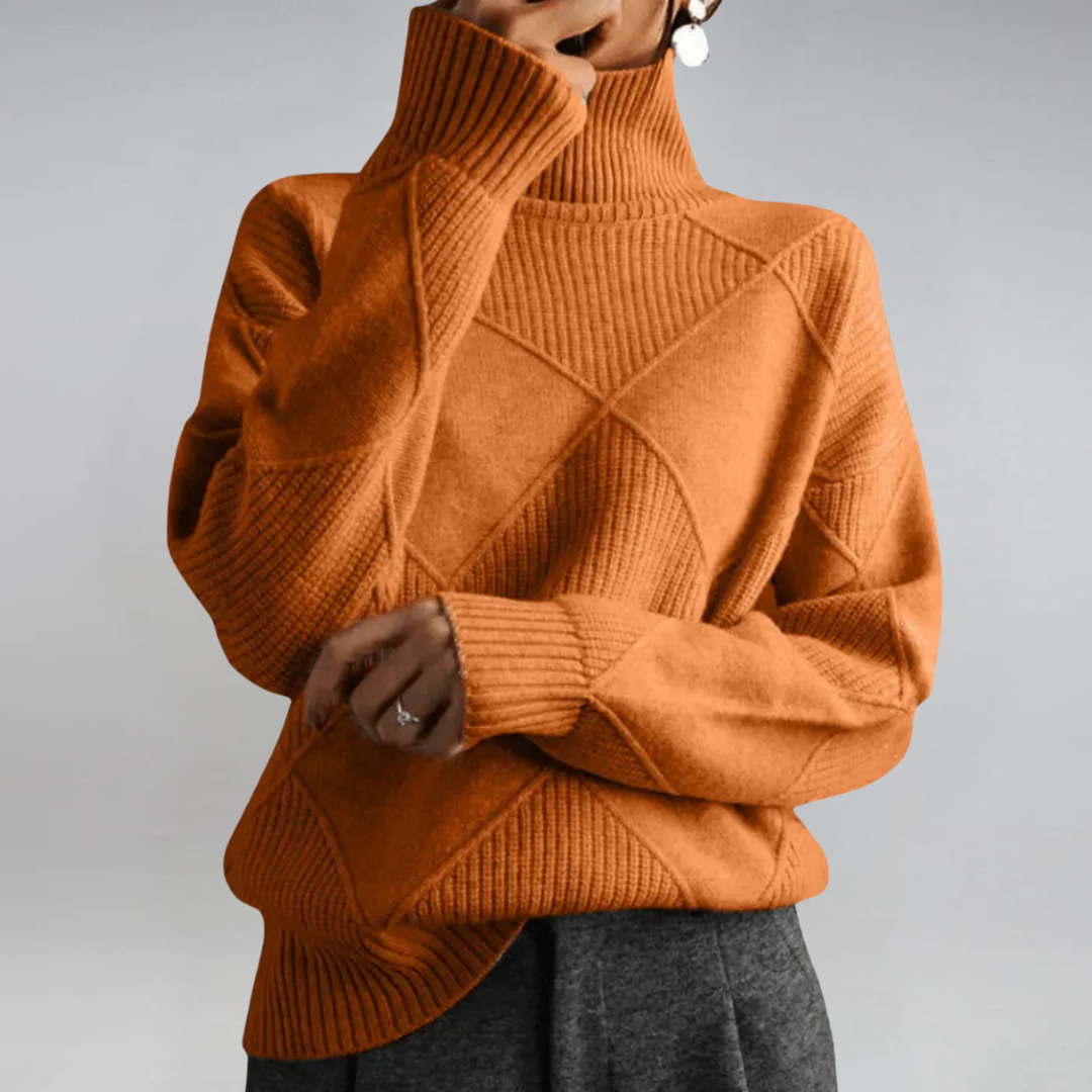 Helvano | Oversized Rollkragenpullover für Damen