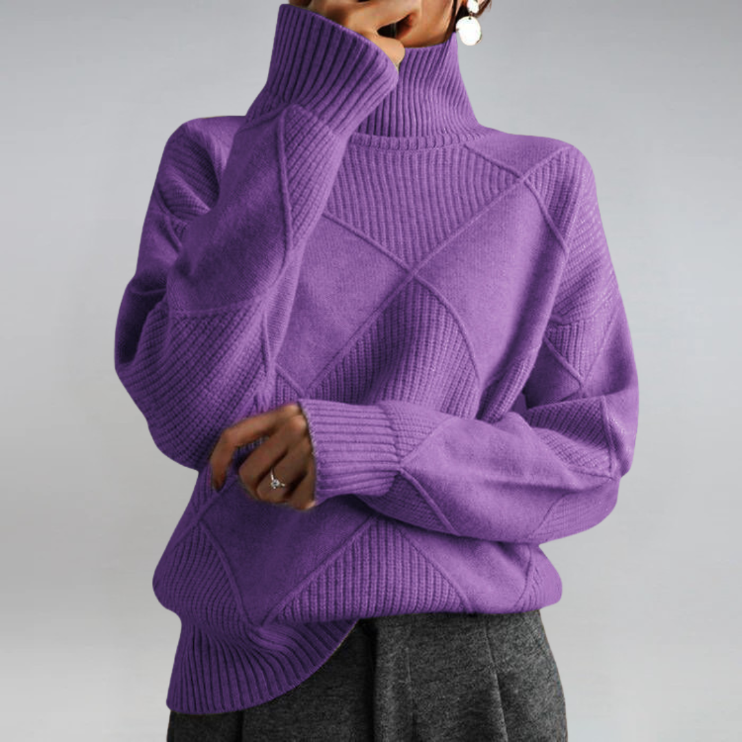Helvano | Oversized Rollkragenpullover für Damen