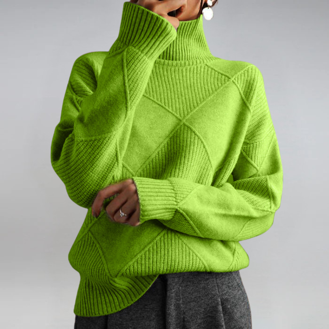 Helvano | Oversized Rollkragenpullover für Damen