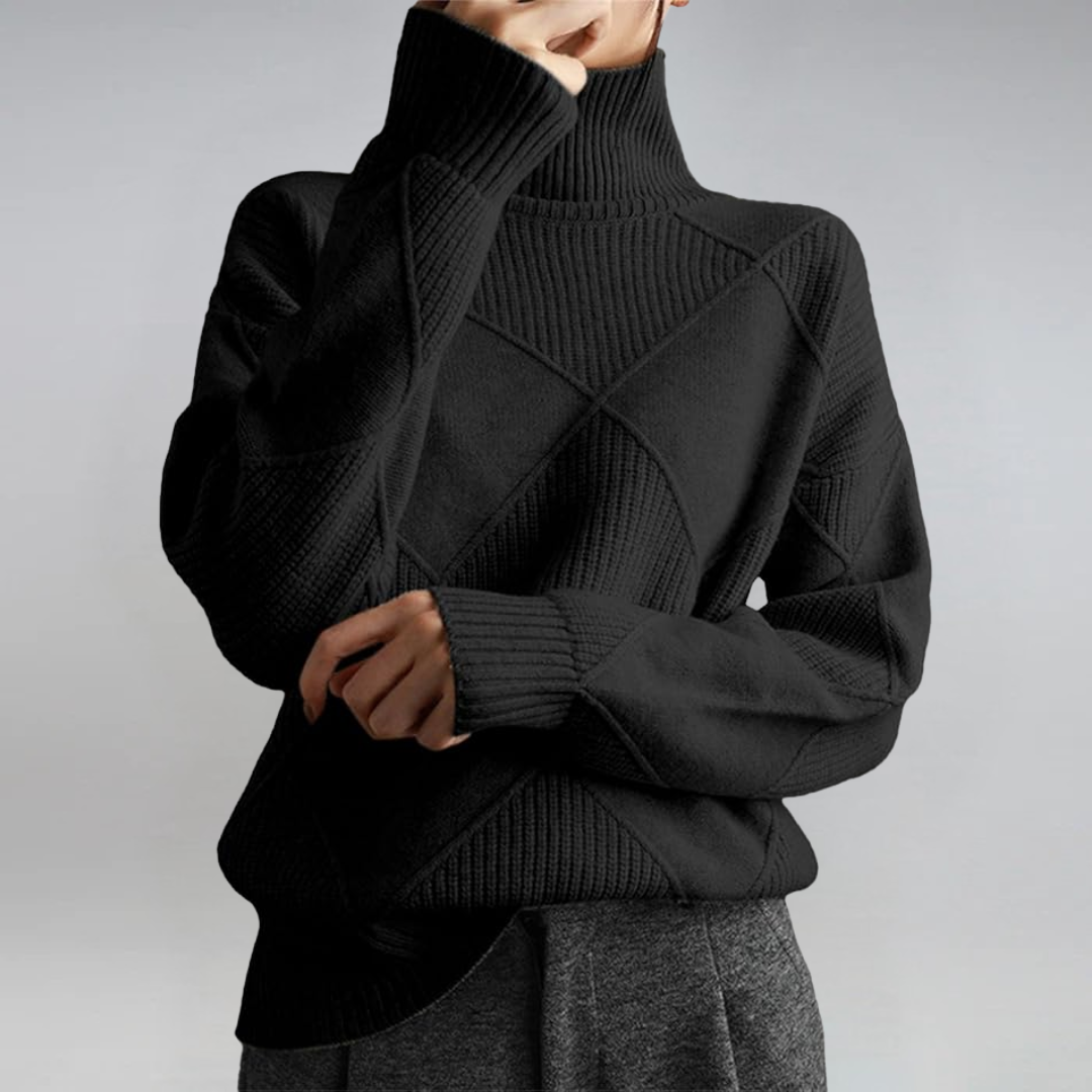 Helvano | Oversized Rollkragenpullover für Damen