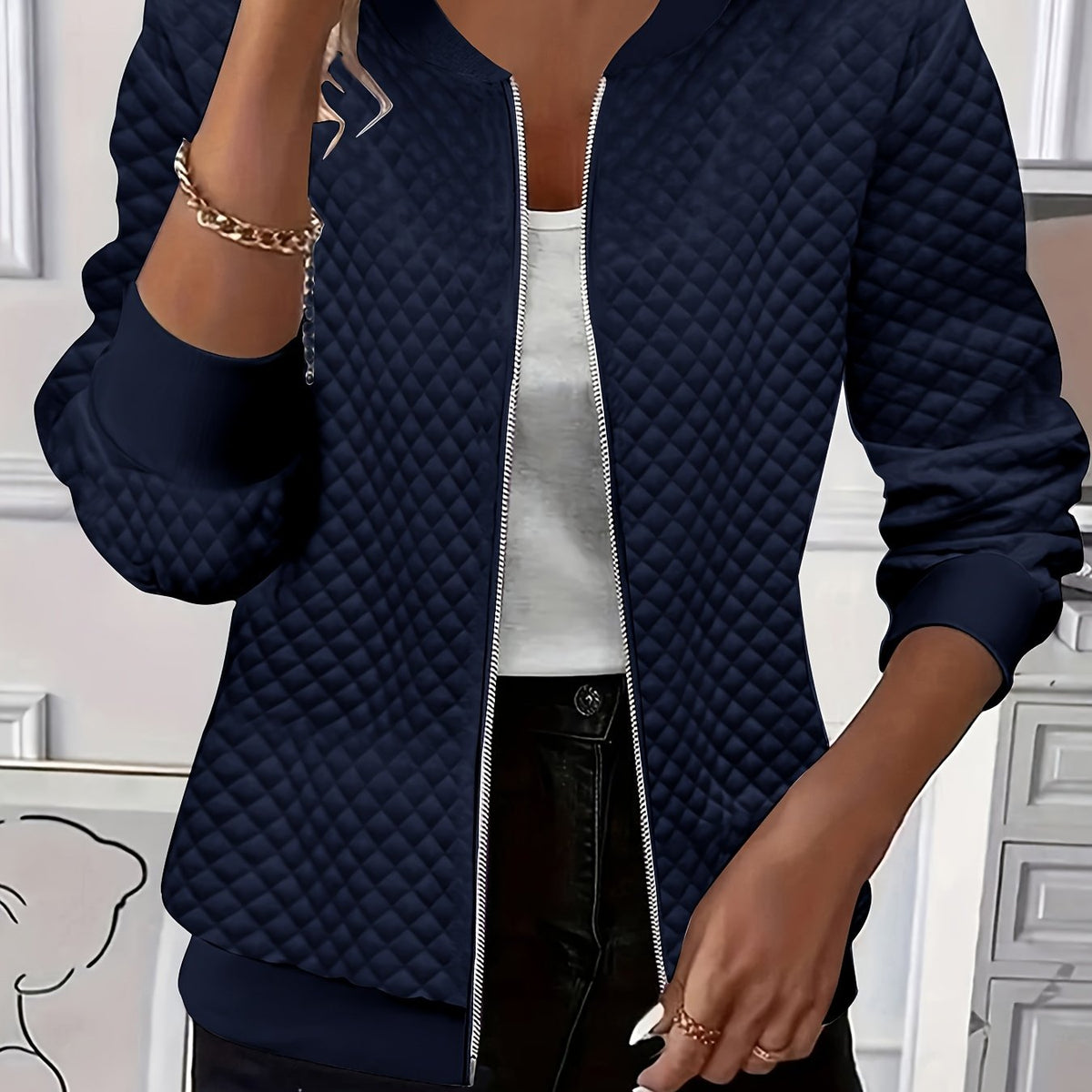 Helvano | Gesteppte Baseballjacke für Damen