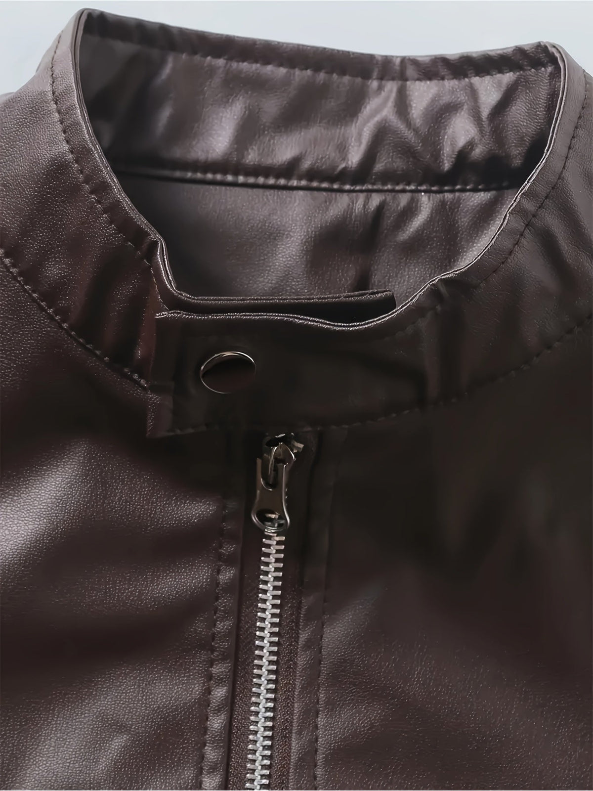 Helvano | Moto-Jacke mit Stehkragen für Herren