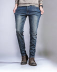 Helvano | Herren Jeans mit geradem Bein in Blau