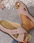 Helvano | Damen-Sandalen mit Keilabsatz