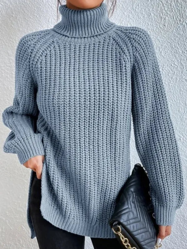 Helvano | Rollkragenpullover mit Raglanärmeln für Damen