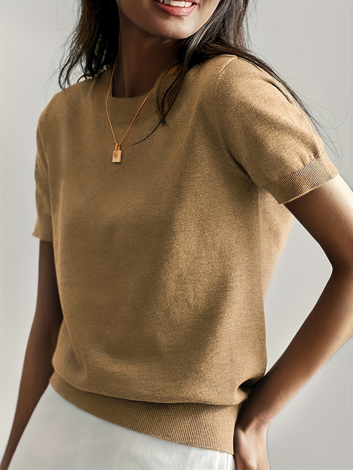 Helvano | Kurzarm-Sommerpullover für Damen