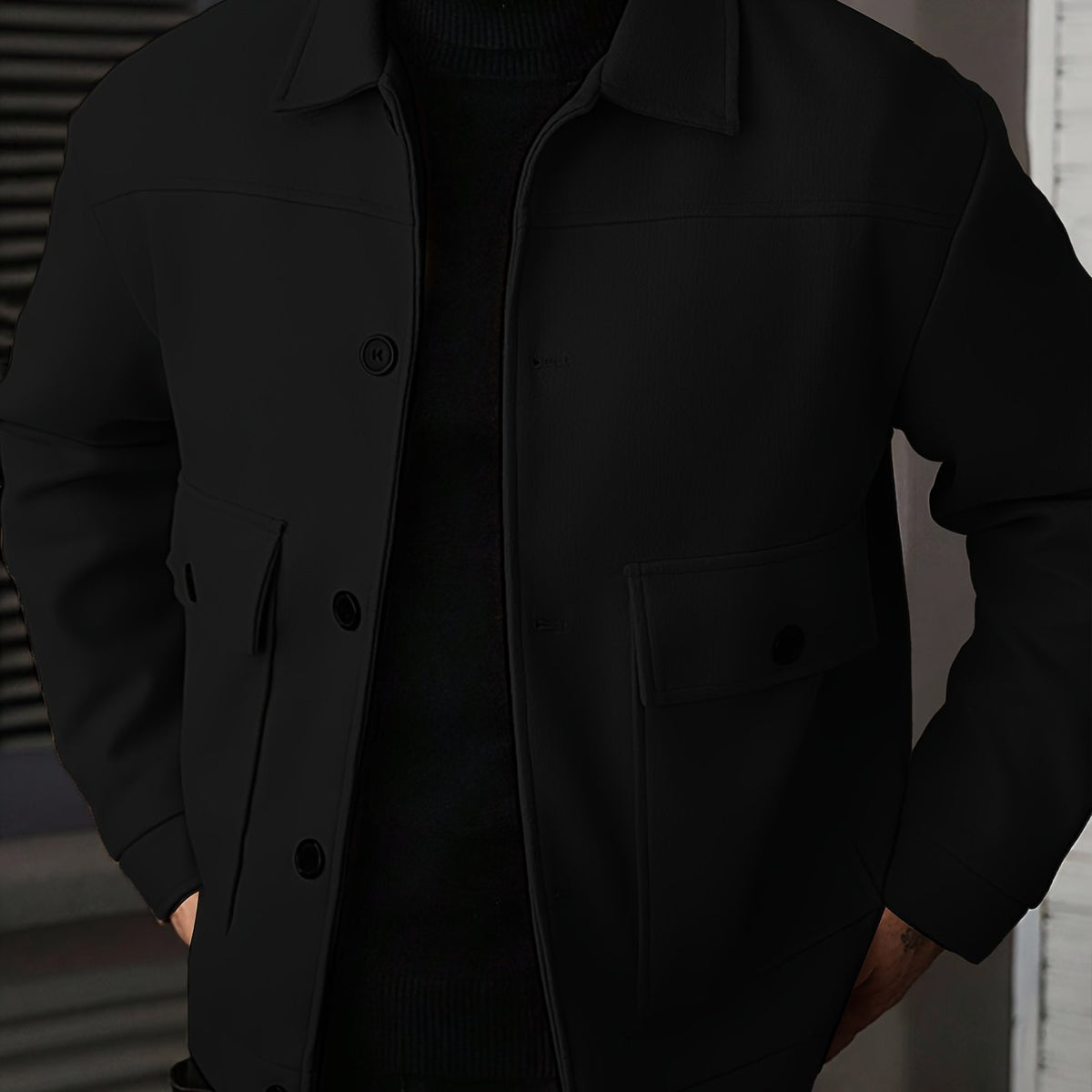 Helvano | Strukturierte Utility-Jacke für Herren