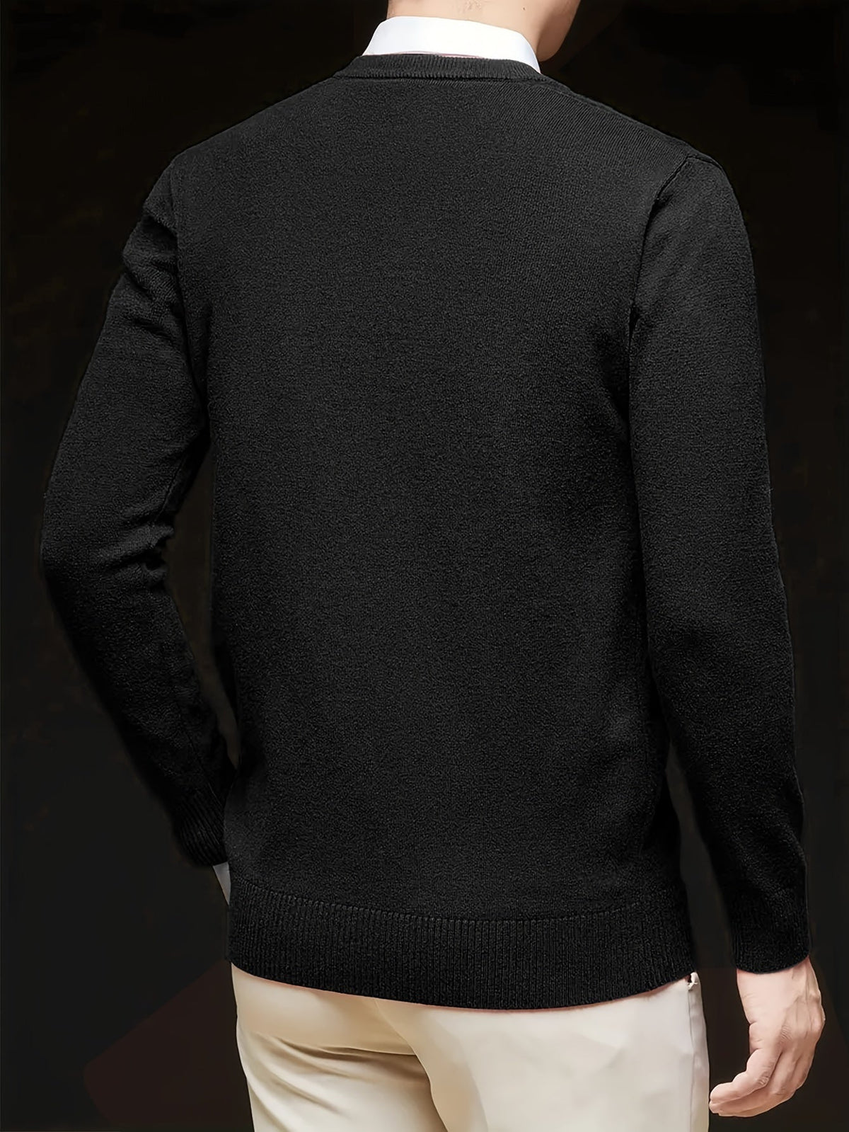 Helvano | Herren Strickpullover mit V-Ausschnitt