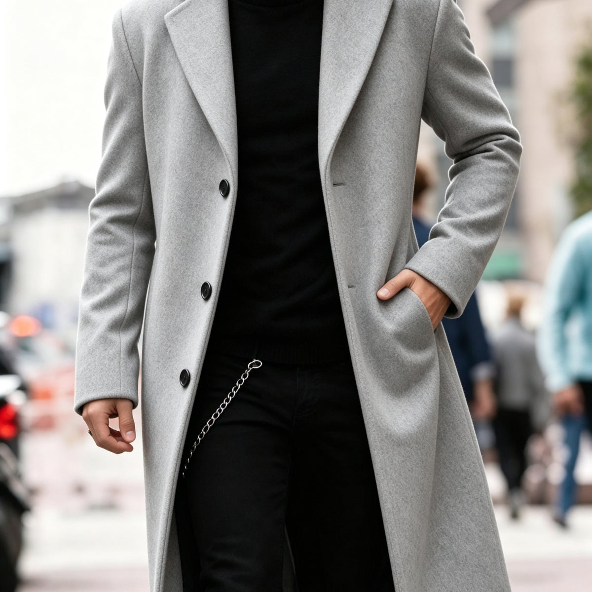 Helvano | Langer Trenchcoat für Herren