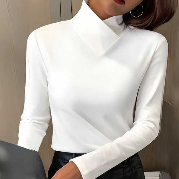 Helvano | Figurbetontes Rollkragenshirt für Damen