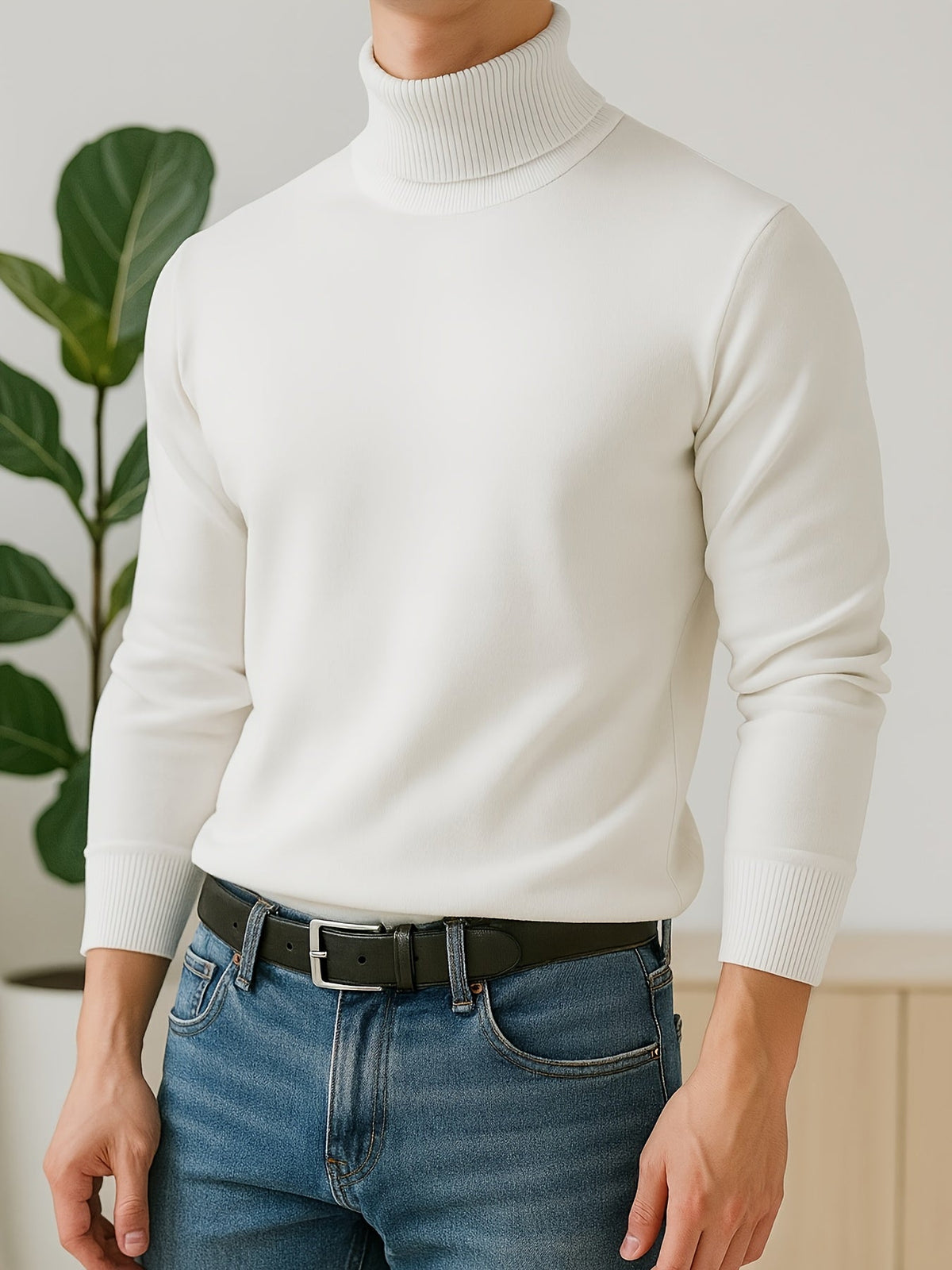 Helvano | Strickpullover mit Stehkragen für Herren
