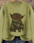 Helvano | Strickpullover mit Rundhalsausschnitt für Damen