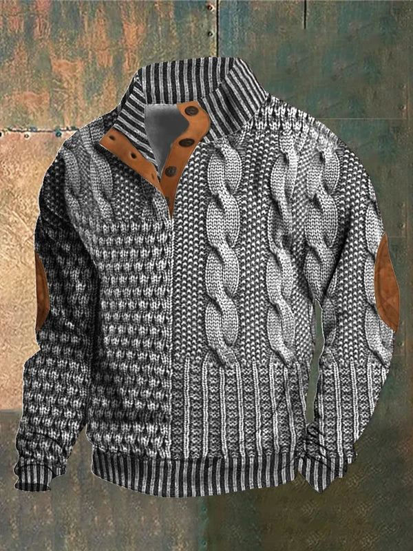 Helvano | Herren Strickpullover mit Muster