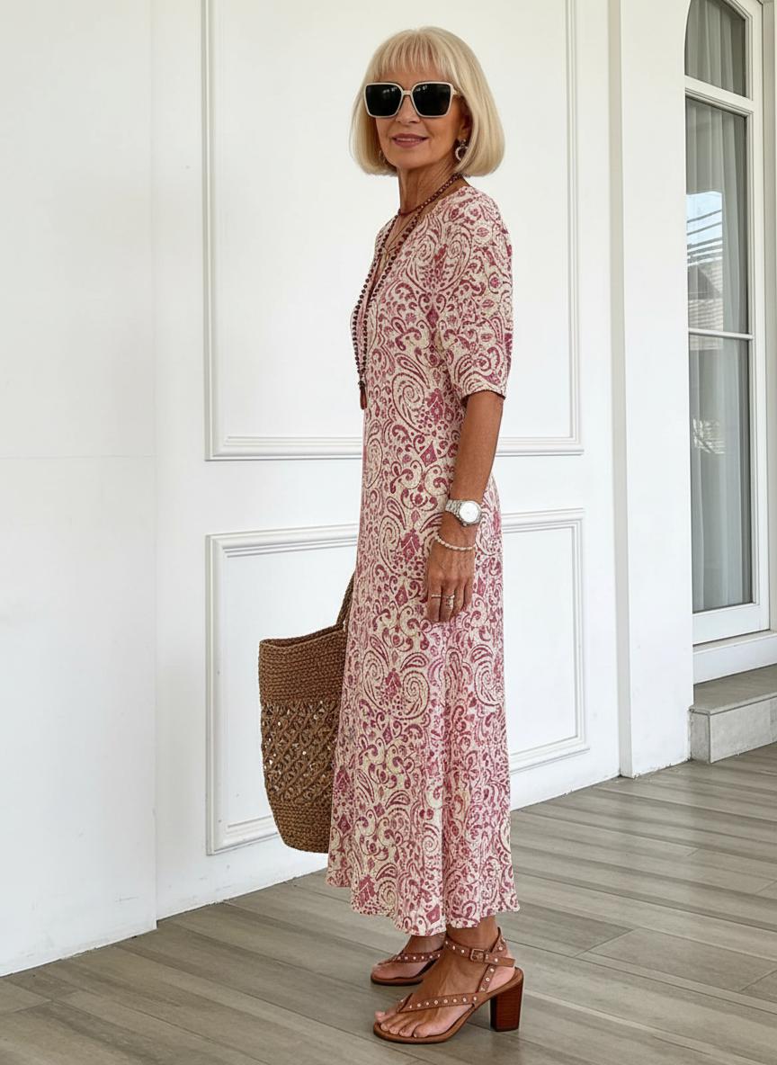 Helvano | Boho Maxikleid für Damen