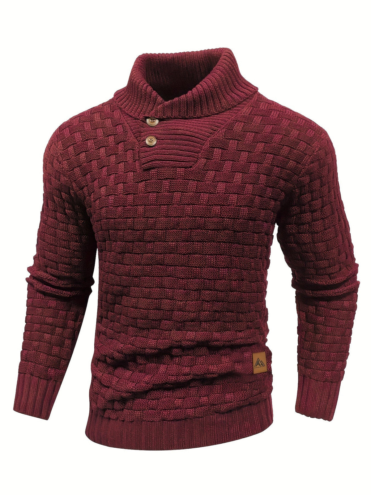 Helvano | Strickpullover mit Schalkragen für Herren