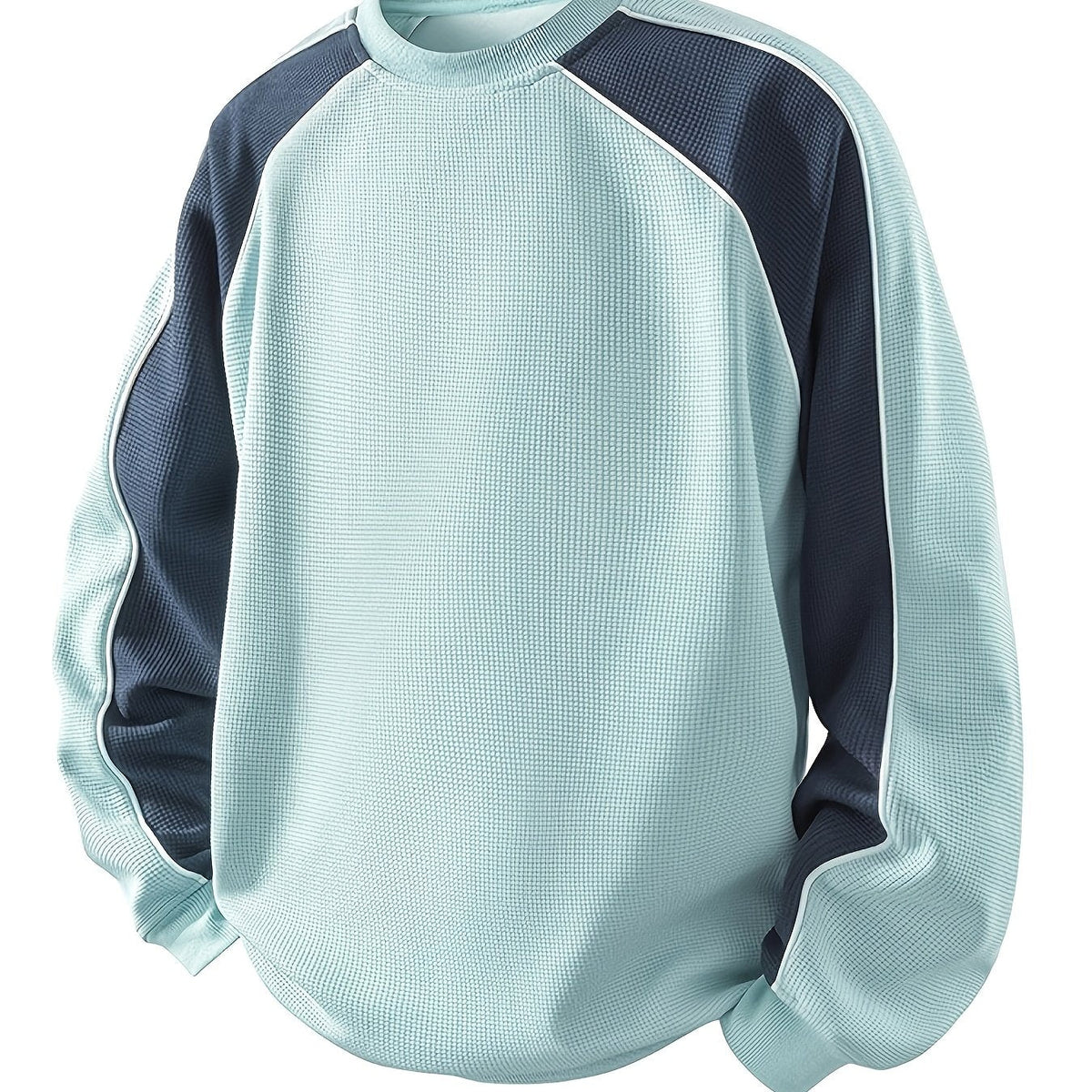 Helvano | Colorblock-Sweatshirt mit Rundhals für Herren
