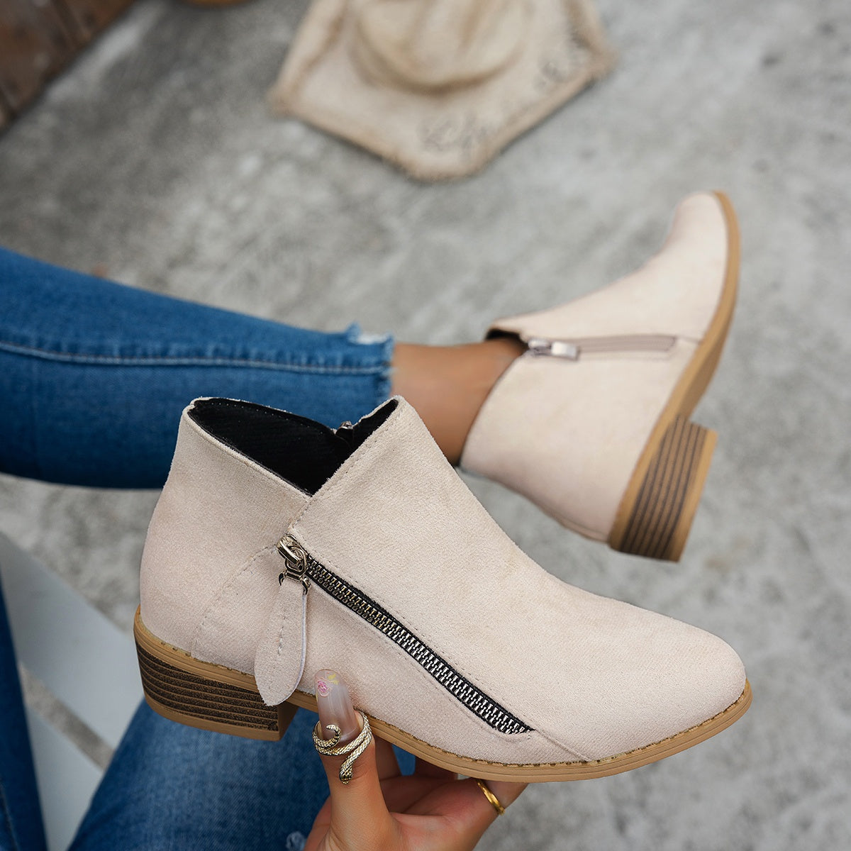 Helvano | Stiefeletten mit Seitenreissverschluss für Damen
