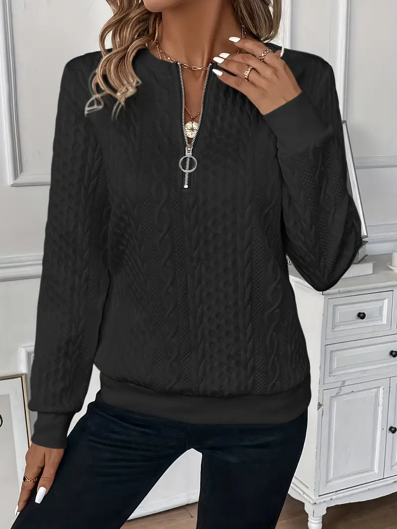 Helvano | Eleganter Zip-Pullover für Herren