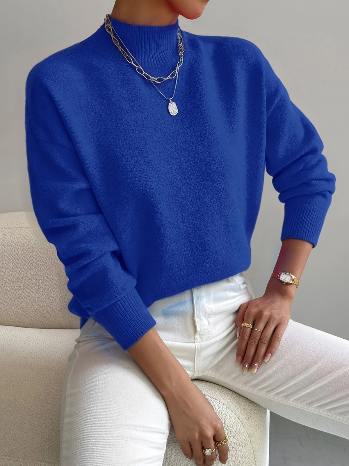 Helvano | Eleganter Rollkragenpullover für Damen